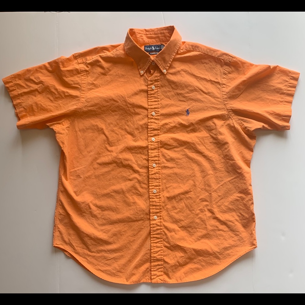 Peach colored Polo by Ralph Lauren XL